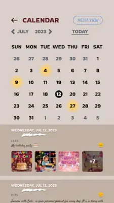 My Diary android App screenshot 1